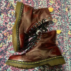 Vegan Red Dr. Martens